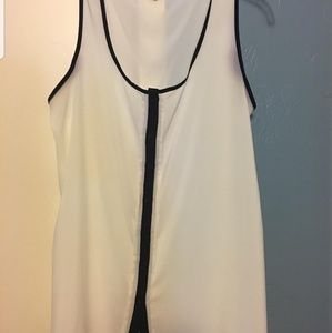 Cute black and white blouse